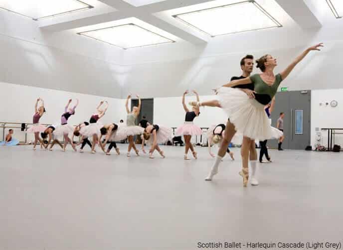 Harlequin cascade Scottish Ballet