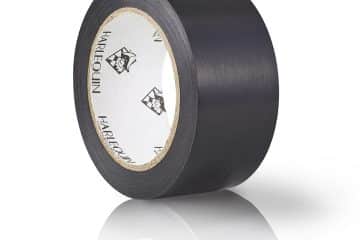 Harlequin Black PVC Floor Tape